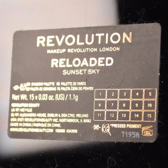 THREE eyeshadow palettes UNUSED Revolution london newtrals 2, blackout (C66)